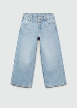 Dzieci MANGO Dżinsy*Dżinsy culotte z ozdobnym szwem