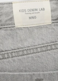 Dzieci MANGO Dżinsy*Dżinsy culotte z postrzępionymi nogawkami