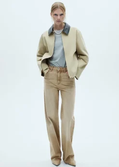 MANGO Dżinsy*Dżinsy Danila wideleg z wysokim stanem