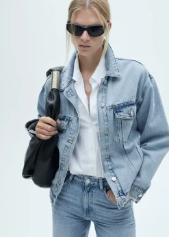 MANGO Dżinsy*Dżinsy Danila wideleg z wysokim stanem