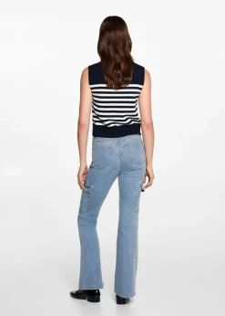 MANGO Dżinsy*Dżinsy flare cargo