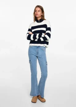 MANGO Dżinsy*Dżinsy flare cargo