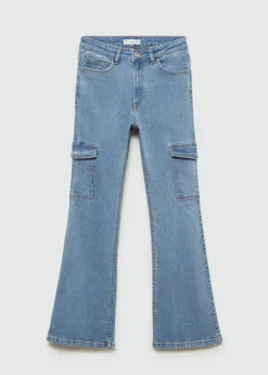 MANGO Dżinsy*Dżinsy flare cargo