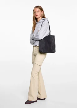 MANGO Dżinsy*Dżinsy flare cargo