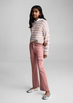 Dzieci MANGO Dżinsy*Dżinsy flare cargo