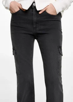 MANGO Dżinsy*Dżinsy flare cargo