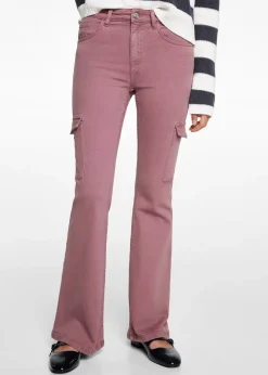 MANGO Dżinsy*Dżinsy flare cargo