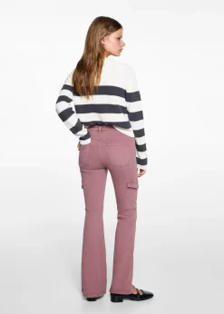 MANGO Dżinsy*Dżinsy flare cargo