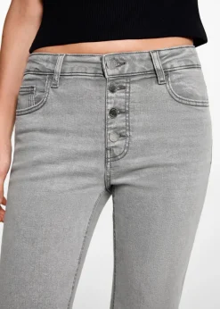 MANGO Dżinsy*Dżinsy flare z guzikami