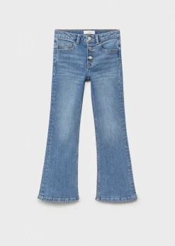 Dzieci MANGO Dżinsy*Dżinsy flare z guzikami