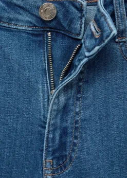 MANGO Dżinsy*Dżinsy flare z postrzępionym dołem