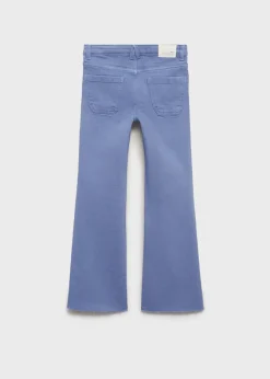 Dzieci MANGO Dżinsy*Dżinsy flare z postrzępionym dołem