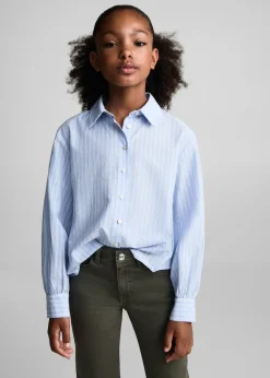 Dzieci MANGO Dżinsy*Dżinsy flare z rozcięciami