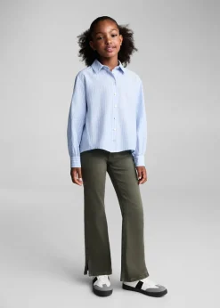 Dzieci MANGO Dżinsy*Dżinsy flare z rozcięciami