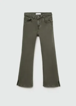 Dzieci MANGO Dżinsy*Dżinsy flare z rozcięciami