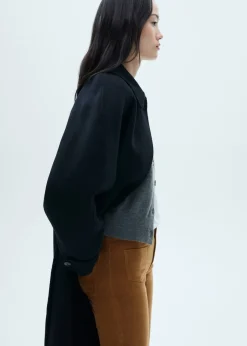 MANGO Dżinsy*Dżinsy flare ze sztruksu z kieszeniami