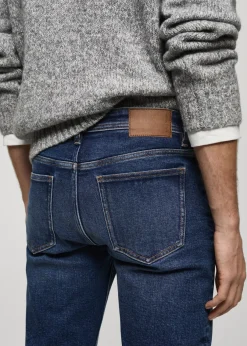 MANGO Dżinsy*Dżinsy Jan slim fit e z efektem znoszenia