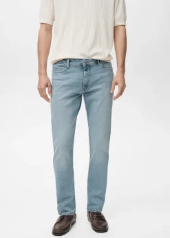 MANGO Dżinsy*Dżinsy Jan slim fit z postrzępionym wykończeniem