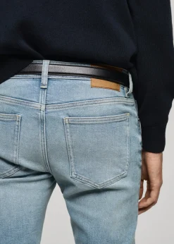 MANGO Dżinsy*Dżinsy Jan slim fit z postrzępionym wykończeniem