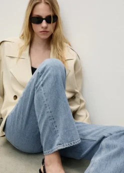 MANGO Dżinsy*Dżinsy Matilda o prostym kroju ze średnim stanem