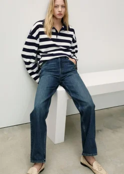 MANGO Dżinsy*Dżinsy Miami o prostym kroju ze średnim stanem