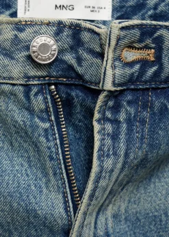 MANGO Dżinsy*Dżinsy Miami o prostym kroju ze średnim stanem