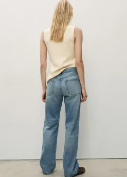 MANGO Dżinsy*Dżinsy Miami o prostym kroju ze średnim stanem
