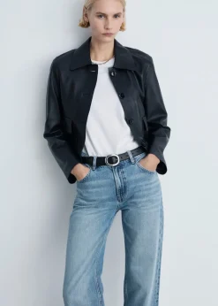 MANGO Dżinsy*Dżinsy Miami o prostym kroju ze średnim stanem