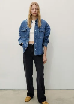 MANGO Dżinsy*Dżinsy Miami o prostym kroju ze średnim stanem