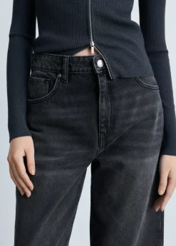 MANGO Dżinsy*Dżinsy Miami o prostym kroju ze średnim stanem