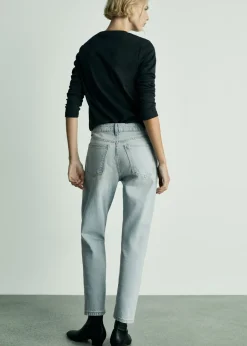 MANGO Dżinsy*Dżinsy Mom2000 mom z wysokim stanem