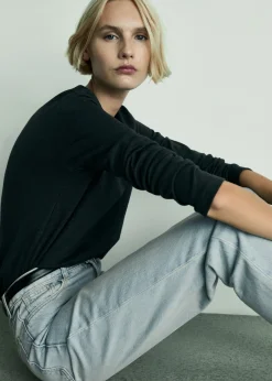 MANGO Dżinsy*Dżinsy Mom2000 mom z wysokim stanem