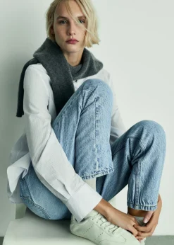 MANGO Dżinsy*Dżinsy Mom2000 mom z wysokim stanem