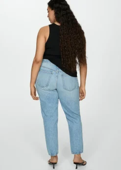MANGO Dżinsy*Dżinsy Mom2000 mom z wysokim stanem
