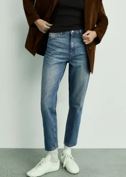 MANGO Dżinsy*Dżinsy Mom2000 mom z wysokim stanem