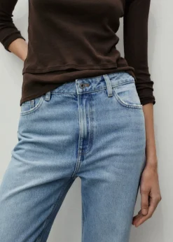 MANGO Dżinsy*Dżinsy Mom2000 mom z wysokim stanem