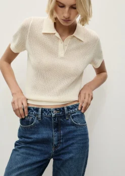 MANGO Dżinsy*Dżinsy Mom2000 mom z wysokim stanem