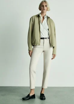 MANGO Dżinsy*Dżinsy Newmom comfort z wysokim stanem