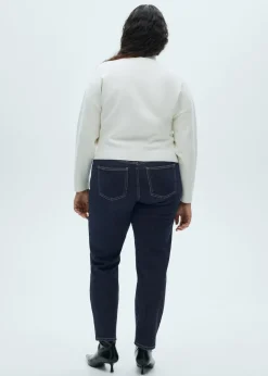 MANGO Dżinsy*Dżinsy Newmom comfort z wysokim stanem