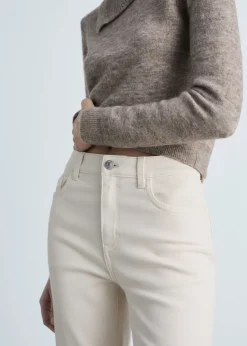 MANGO Dżinsy*Dżinsy Newmom comfort z wysokim stanem