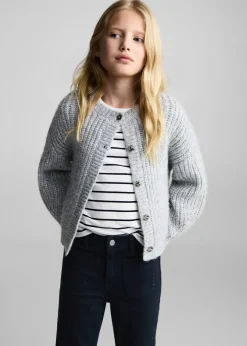 Dzieci MANGO Dżinsy*Dżinsy o kroju flare z kieszeniami