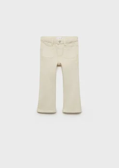 Dzieci MANGO Dżinsy*Dżinsy o kroju flare z kieszeniami
