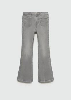 Dzieci MANGO Dżinsy*Dżinsy o kroju flare z kieszeniami