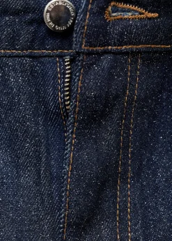 MANGO Dżinsy*Dżinsy o prostym kroju rinse wash z błyszczącym wykończeniem