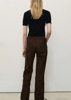 MANGO Dżinsy*Dżinsy o prostym kroju w zebrę