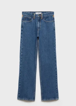 MANGO Dżinsy*Dżinsy o prostym kroju z kontrastowymi detalami