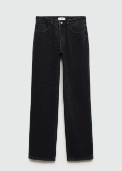 MANGO Dżinsy*Dżinsy o prostym kroju ze strasem