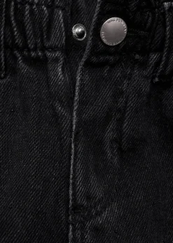 Dzieci MANGO Dżinsy*Dżinsy paperbag z błyszczącymi aplikacjami