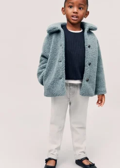 Dzieci MANGO Dżinsy*Dżinsy paperbag z podszewką