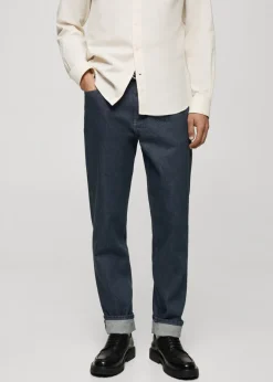 MANGO Dżinsy*Dżinsy regular fit ciemnoniebieskie